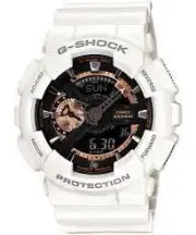 G Shock GA 110RG 7 Casio White Orange Light Rare Japan Limited Watch