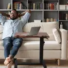 Levede Standing Desk Mobile Sofa Bed Side Table Adjustable Laptop Computer