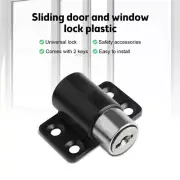 5/10Pcs Sliding Patio Door Lock Catch Set Screws Window Bolt Security Locking