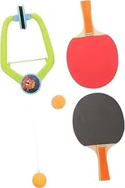 1 Set Table Tennis Trainer Table Tennis Supply Home Trainer Adjustable Hanging Training Device Wood