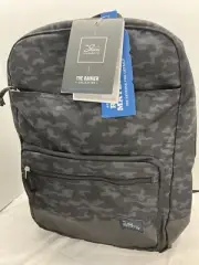 Skyway Rainier Backpack New 17x12x5 Black Camouflage Padded,laptop Divider