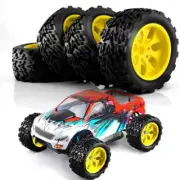 4Pcs 118MM 1/10 RC Monster Truck Buggy Tire Tyre Wheel Foam Inserts 12mm Hex for