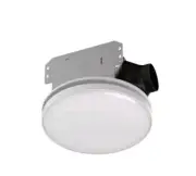 Commercial Electric 80/ 110 CFM Bath Exhaust Fan Light & Humidity Sensor BF1109