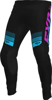 FXR Clutch Pro Youth Motocross Pants, black-pink, Size 24 Black Pink