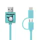 CAMINO帕恰狗二合ㄧ雙頭傳輸線Micro USB+Lightning/ 0.7M eslite誠品