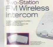 Radio Shack Two-Station FM 2 Wireless Intercoms 43-486 plug and use THAT EASY !