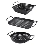 BBQ Grill Baskets BBQ Accessory for Outdoor Grilling of Meats Fruits