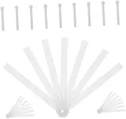 ULTECHNOVO Educational Craft Kit: 12pcs Plastic Folding Fan Ribs for DIY Hand Fan Assembly