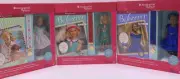 2015 American Girl Beforever 3-Book Collection Mini Doll Stand 6.5” 3 Doll Lot