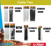 Cable Ties Zip Ties Nylon UV Stabilised Bulk Black Cable Tie