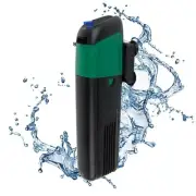 FREESEA Aquarium Power Filter Pump: 5 Watt Pump Internal Filter Increase Oxyg...