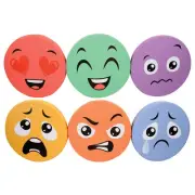 Kaplan Early Learning Emotion Floor Cushions - Set of 6