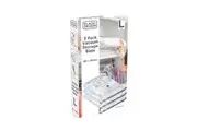 Black & Decker Vacuum Storage Bag (Pack of 3) (White) (L)