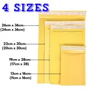 Kraft Bubble Padded Envelopes Mailers Self Seal Envelopes Secure Seal+FREE GIFT
