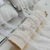 在飛比找ETMall東森購物網優惠-精細水溶刺繡蕾絲洋裝旗袍服裝花邊輔料DIY材料