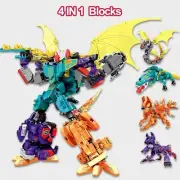 4in1 Animal Transformation Robot Building Blocks Set (Mecha of Steel)