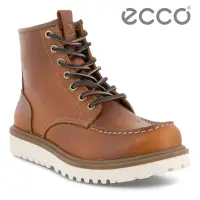 在飛比找Yahoo奇摩購物中心優惠-ECCO STAKER W 適酷英式經典高筒工裝靴 女鞋 棕