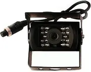Elinz Reverse Reversing Camera Cam Rearview for Truck Caravan, CCD 4 PIN Heavy Duty, 600TVL, 120° Viewing Angle, 12V 24V, IR Night Vision, with 5M Cable, 2 Years Warranty