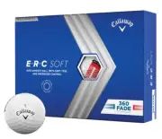 CALLAWAY ERC SOFT 360 FADE WHITE 1 DOZEN GOLF BALLS - NEW!