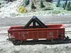 N Scale Ice Breaker that Fits a 3 bay Hopper Car Just Glue in Car