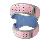 Patella Knee Strap, Adjustable Knee Brace Patellar Tendon Stabilizer Support Band For Knee Pain Relief, Jumpers Knee, Tendonitis, Basketball, Running-Pink