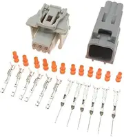 Xiaojiang Store 1/5/10/20 Kits 90980-12790 6 Pin/Way Male Female Reversing Radar Camera Connector p/Lug Cable Wire Pigtail(5Sets)