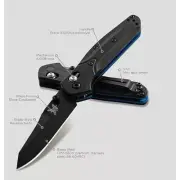 BENCHMADE 945BK-1 MINI OSBORNE, Axis Folding Knife