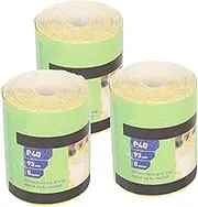 40 Grit Abrasive Sheet Sandpaper Roll Polishing Grinding Tool Yellow for Furniture