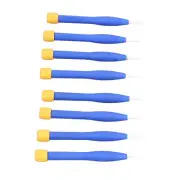 8PCS Screwdriver Set Zirconia Handle Screwdrivers Slot And Cross Driver Bits