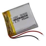 3.7V 450mAh 1.66Wh Li-Polymer Li Battery 503030 Li-ion For GPS Bluetooth Speaker