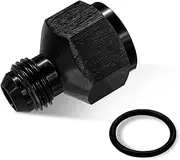 DXNQ 8AN Female to 6AN Male Male Flare Reducer Adapter, Aluminum Fuel Hose Fitting Female to Male Conversion, Flare Thread Hose Expander Fitting Adapter for Vehicles, Car Accessories