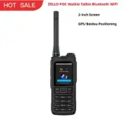 ZELLO POC Walkie Talkie Bluetooth 4.0 WiFi 4G LTE GPS/Beidou 2" for Android 8.1