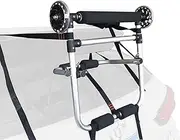 HUIMENG Kayak Roller - Load Assist Prevent Sideslip with Adjustable Tightness and Angle Boat for Mounting Kayaks Canoes to Car TopsCrossbarsRoof Racks or Roof Pads,Load 220lbs, silver, 53x23x13cm