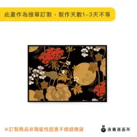 在飛比找momo購物網優惠-【菠蘿選畫所】金光璀璨-42x60cm(花卉/室內掛畫/客廳