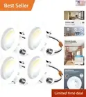 4 Pack 5 CCT LED Selectable Recessed Lighting - Dimmable - Energy Star - 4 Inch