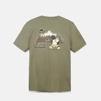 在飛比找環球Online優惠-【Timberland】中性灰綠色背後圖案短袖T恤|A669