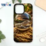 【TRON】IPHONE16/16PLUS/16PRO/16PROMAX 水晶球動物II 鱷魚/鹿/狐狸/象/鯨 防摔太空殼 透黑款 軟硬手機殼