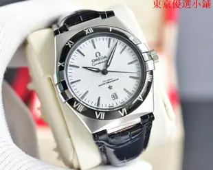 最新款OMEGA Constellation Gents 星座系列第五代機械錶 男士精品腕錶 休閒手錶 時尚男錶