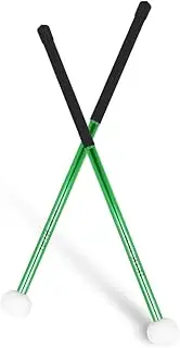 TOGEVAL 2pcs Felt Head Drumsticks for Bass Drum Durable Mallets Stylish for Percussion Practice and Professional Performances