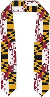 [EdWal] Maryland Flag Stole and Sash Plain Adult Honor Stole 2025