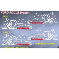 在飛比找蝦皮購物優惠-防水貼紙 focus wagon FORD FOCUS WA