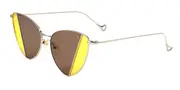 Eyepetizer Bill C.2-M-8 Men's Sunglasses Gold Size 54