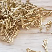200 Gold Tone Ice Pick Bails Jewelry Making DIY Findings Lot New