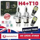 H4 Headlight Light LED H/L Beam Bulbs Kit For Mitsubishi Triton MQ MR 2016 -2018