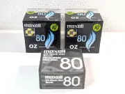 【RARE! SEALED Lot of 25-Discs】Maxell MD Mini Disc OZ 80 & OZ-Black 80 #2414-4