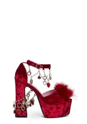 [Sugar Thrillz] Holy Revelation Platform Heels - Ruby