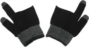 COHEALI 1Pair Touchscreen Gaming Gloves Sweat Finger Cots Comfortable Breathable Design for Mobile Gaming Lightweight Portable for Gamers