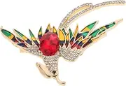 [WRITWAA] Brooch Pins for Back Enamel Lapel Pin Coat Brooch Birds Brooch Pin Decorative Pin Brooch Pin for Women Fashion Decorative Brooch Women Clothes Lapel Pin Zinc Alloy