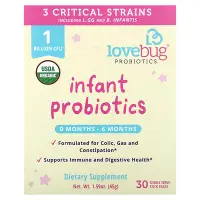 在飛比找iHerb優惠-[iHerb] LoveBug Probiotics 嬰兒益