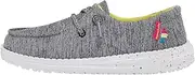 [Hey Dude] Girl's Wendy Youth Shoes, Sparkle Night, 3 Big Kid